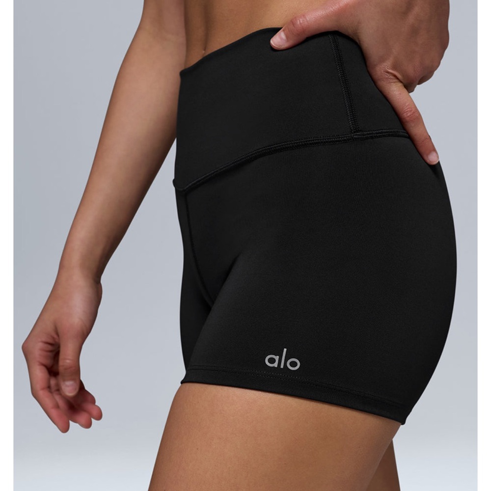 ALO Yoga Black Biker Shorts